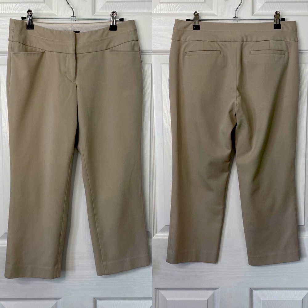 Tan Express Editor Capris
